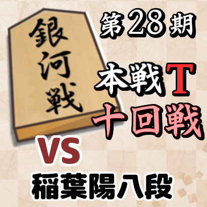藤井聡太七段vs稲葉陽八段【銀河戦本戦トーナメント・十回戦】