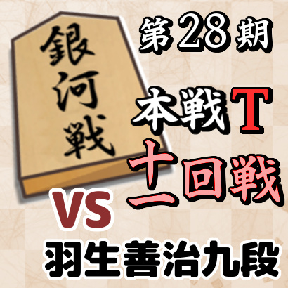 藤井聡太七段vs羽生善治九段【銀河戦本戦トーナメント・十一回戦】