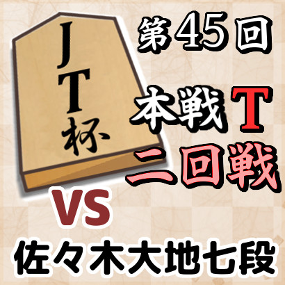 藤井聡太JT杯覇者vs佐々木大地七段【JT杯・二回戦】