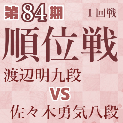 【第84期Ａ級順位戦】渡辺九段vs佐々木八段