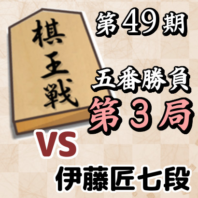 藤井聡太棋王vs伊藤匠七段【棋王戦五番勝負・第３局】