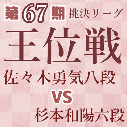 【第67期王位戦】佐々木八段vs杉本六段